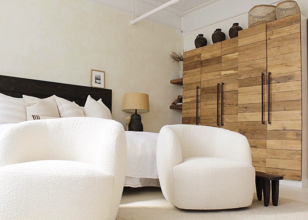 Take a look at a beautiful loft that we remodeled, designed and built furniture for as well as fully stylized